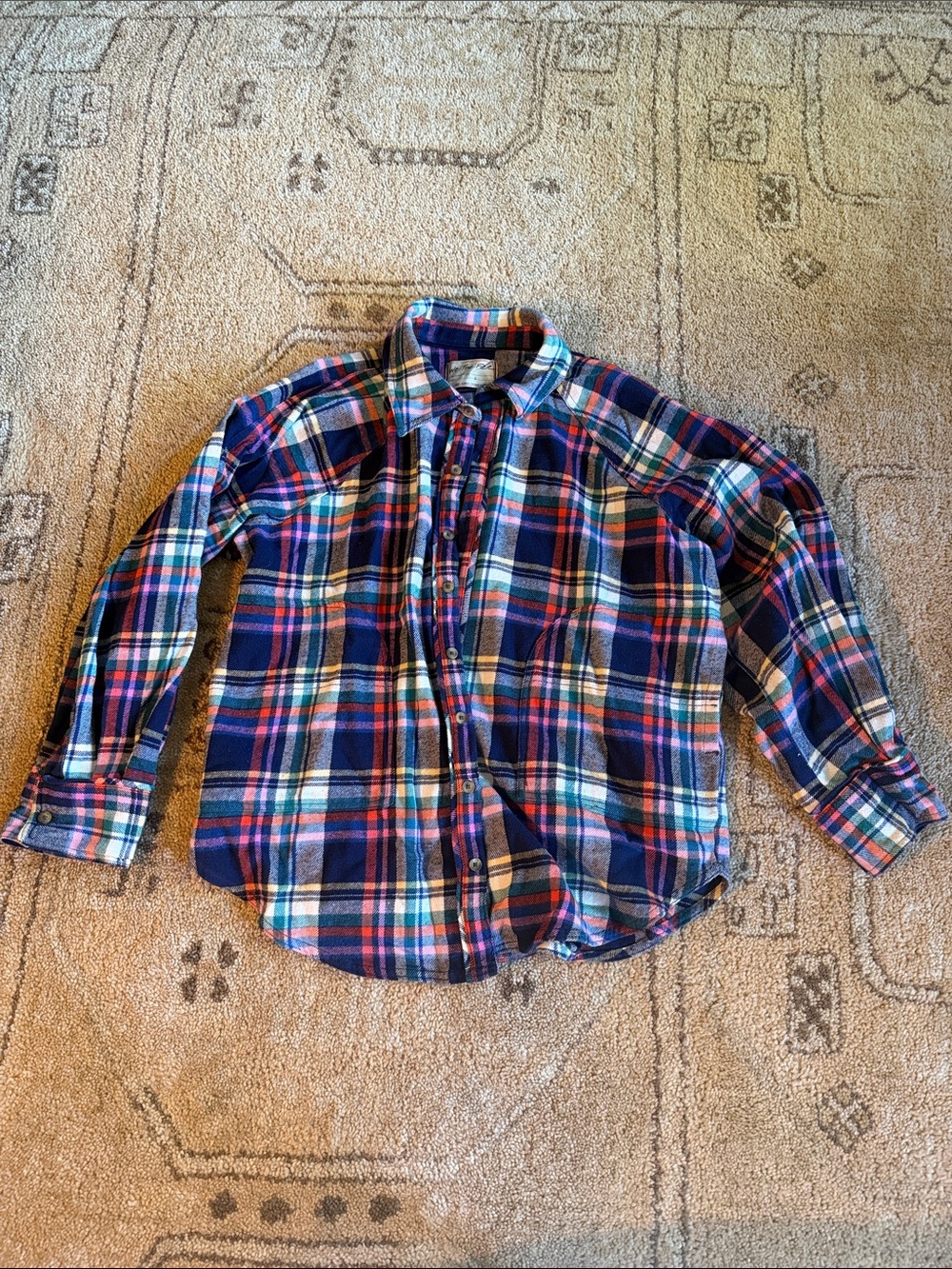 Free People We The Free Plaid Button-Down Shirt Jacket